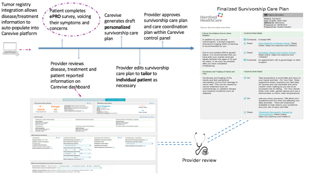 FIGURE 1. Survivorship care planning work flow