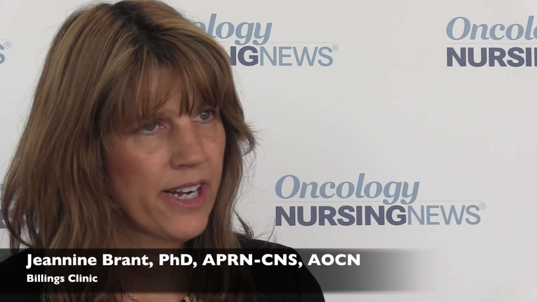 Jeannine Brant, PhD, Billings Clinic, discusses the benefits of patient-reported outcomes in cancer care.