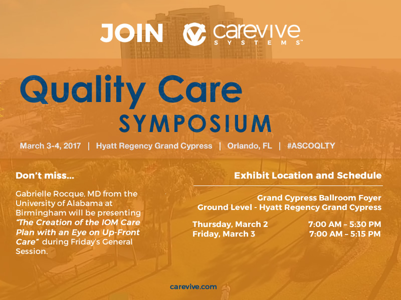 ASCO Quality Care Symposium 2017