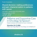Shared decision-making preferences and pain characterization in patients with cancer