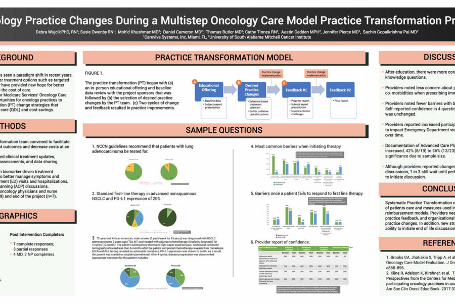 Oncology Practice Changes During a Multistep Oncology Care Model Practice Transformation Project