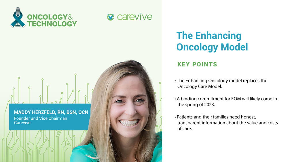 Carevive’s founder gets transparent about the Enhancing Oncology Model (EOM)